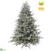 Silk Plants Direct Mountain Fir Tree - Green Frosted - Pack of 1