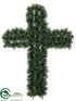 Silk Plants Direct Pine Cross Stand - Green - Pack of 12