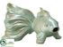 Silk Plants Direct Ceramic Fish - Green - Pack of 1