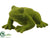 Moss Poly Resin Frog - Green - Pack of 1