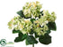 Silk Plants Direct Hydrangea Bush - Green - Pack of 6