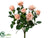 Rose Bush - Pink Green - Pack of 6