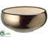 Silk Plants Direct Ceramic Bowl - Brown Dark - Pack of 1