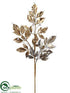 Silk Plants Direct Spray - Gold Silver - Pack of 12